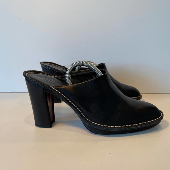 Donald J. Pliner Women Black Mules Business Heels US 8.5M - Picture 1 of 9
